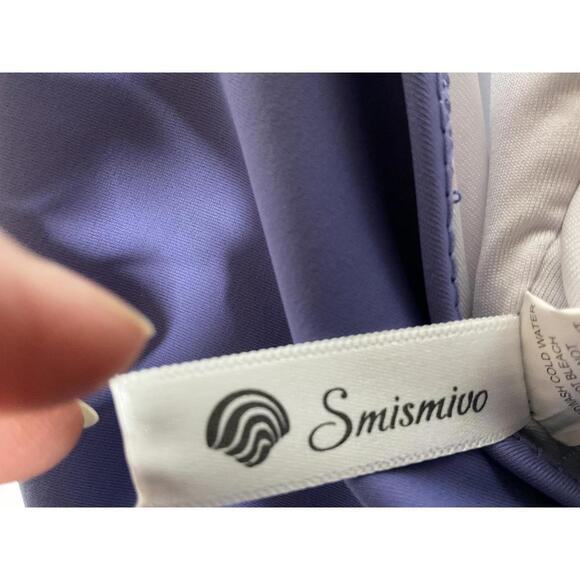 < NWT Blue/Purple One Piece Swimsuit > - Picture 2 of 5